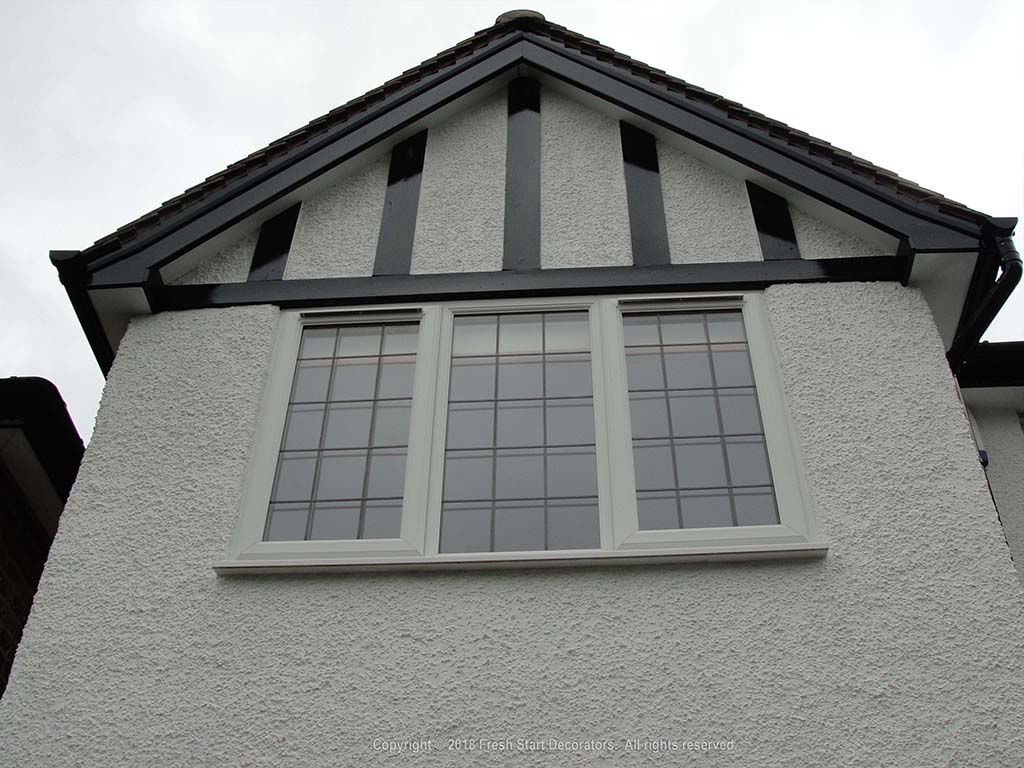 painting exterior of property in solihull