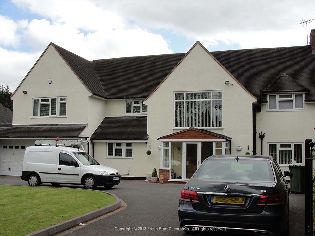 lapworth painters and decorators paint exterior of house