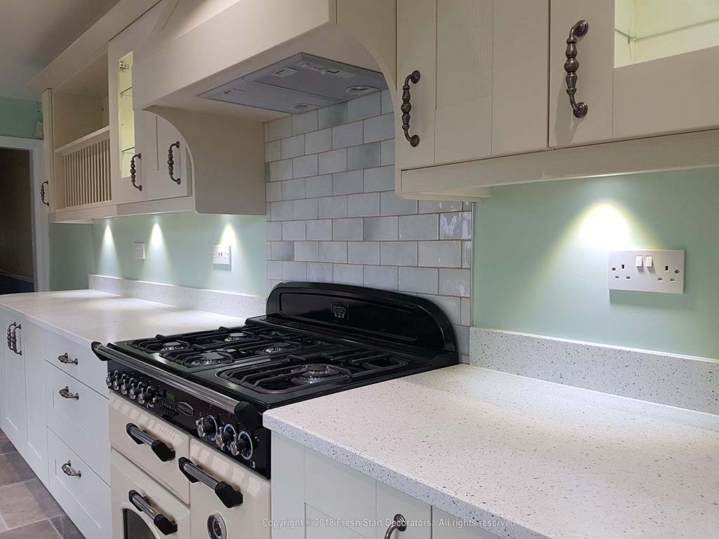 Kitchen painted by Fresh Start Decorators