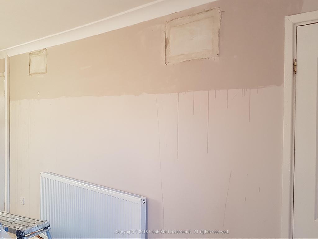 interior painters repair wall in birmingham