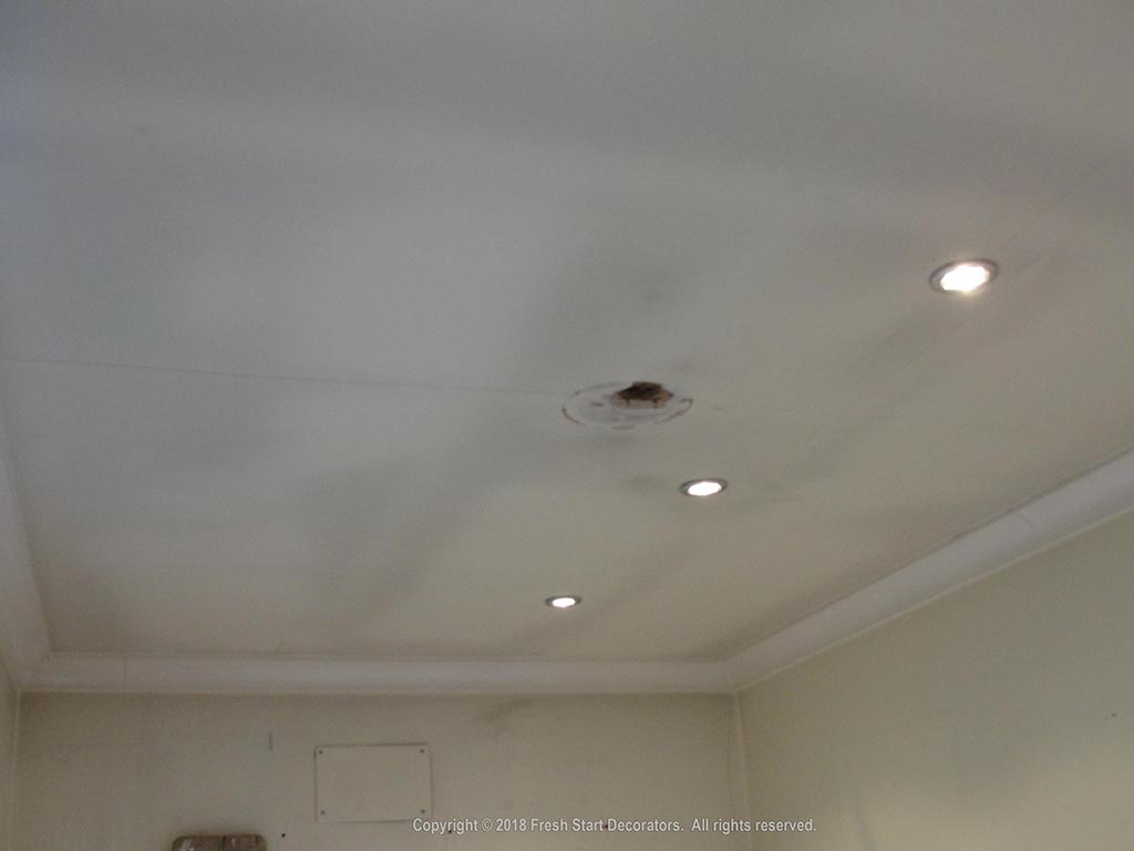 ceiling needs repair